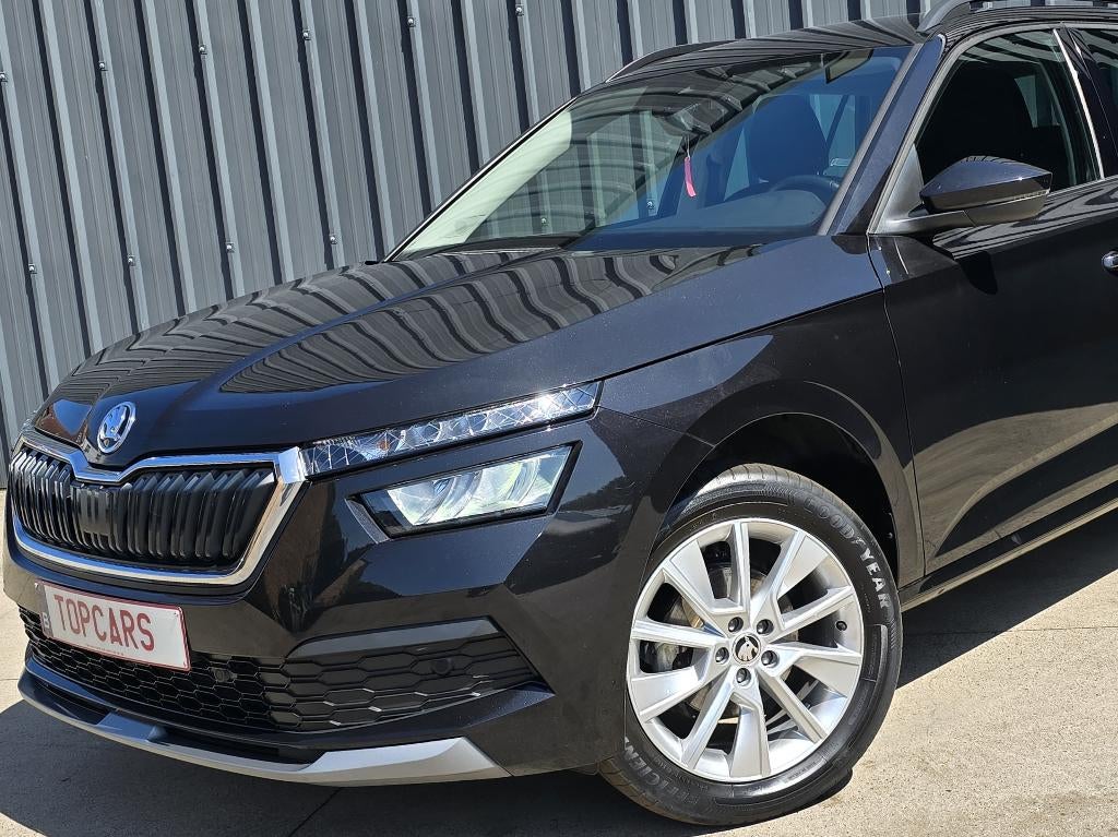 ✔SKODA KAMIQ 1.0 TSI AUTOMATIC 2024 30000 km❗ LED, app-conn, Stof, Zwart, Bedrijf, 5 zetels