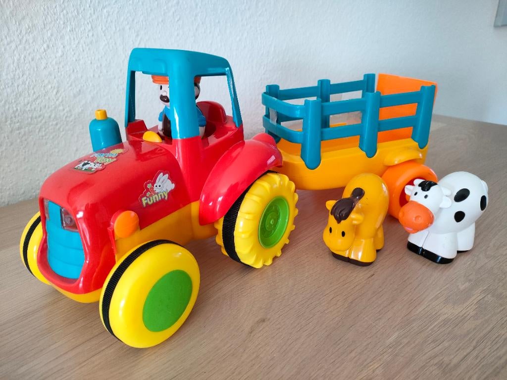 Jouet tracteur musical, Enlèvement, Comme neuf, Sonore