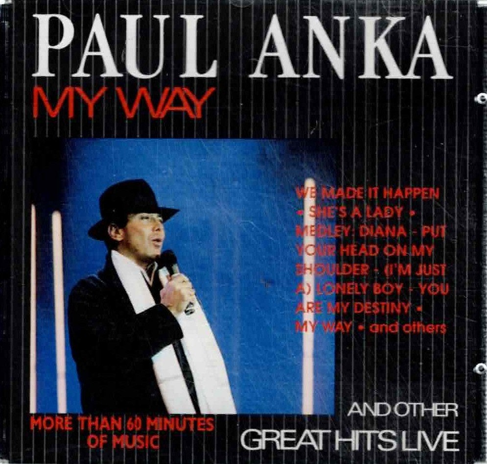 cd  /  Paul Anka – My Way And Other Great Hits Live, CD & DVD, CD | Autres CD, Enlèvement ou Envoi