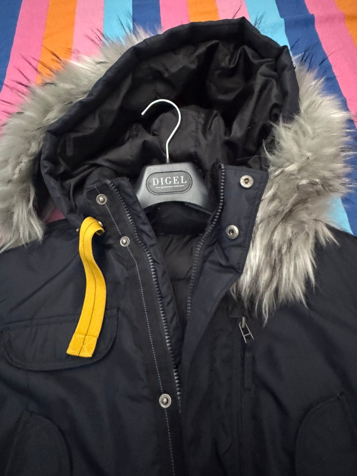 Winterjas heren, Kleding | Heren, Jassen | Winter, Ophalen, Zo goed als nieuw, Maat 56/58 (XL), Zwart