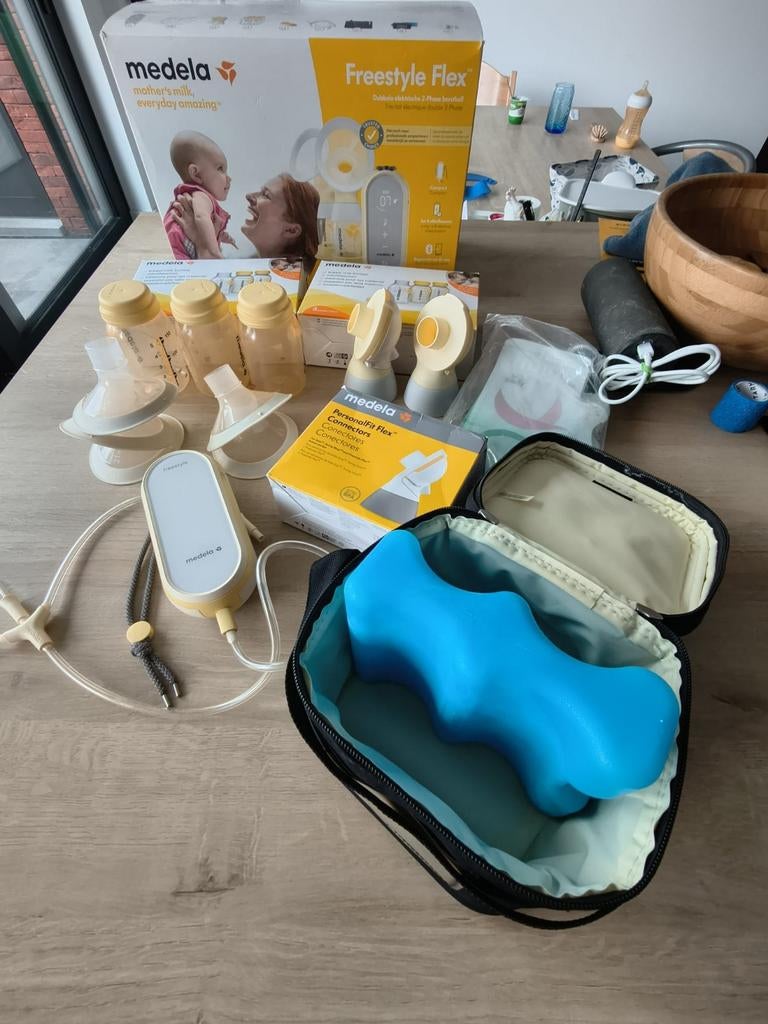 Medela flex afkolfapparaat, Ophalen