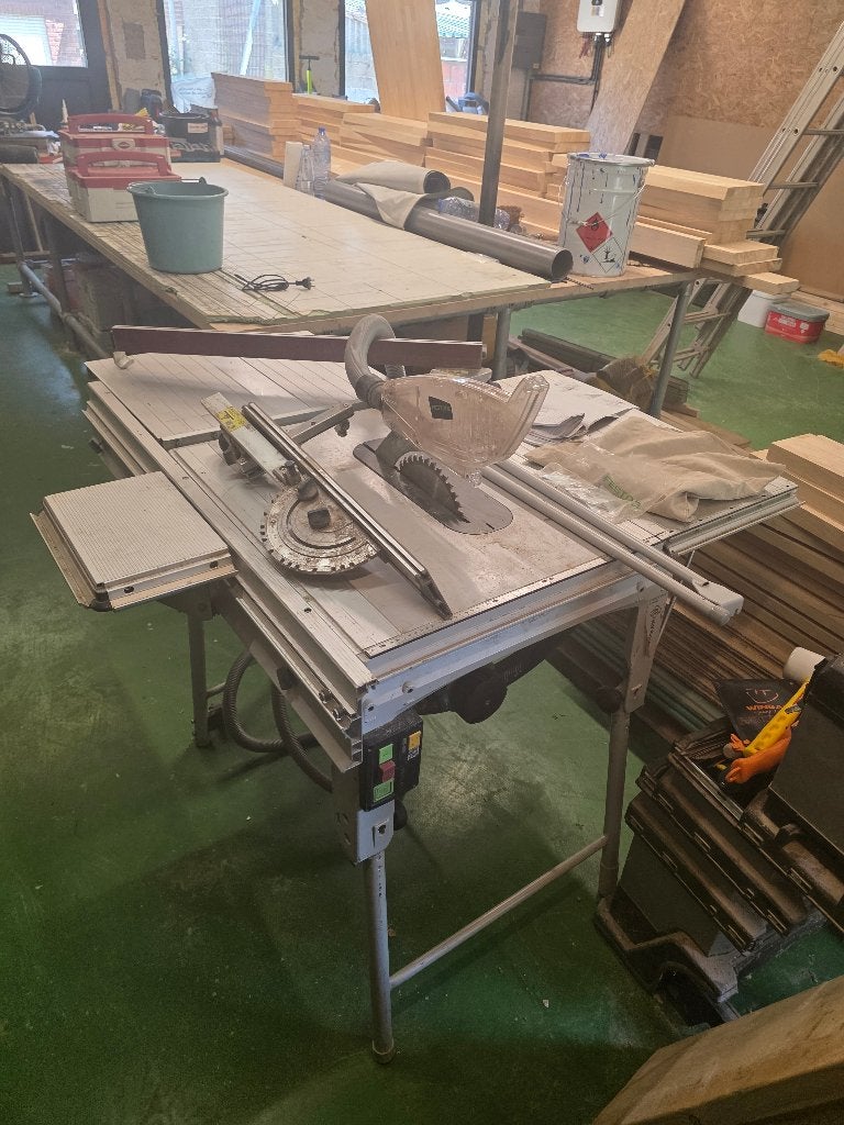 Festool tks 80 met ebs set, Bricolage & Construction, Outillage | Scies mécaniques, 1200 watts ou plus, 30 à 70 mm, Enlèvement