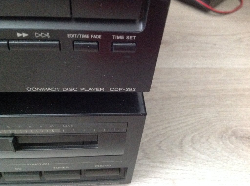 Sets=Sony TA-AX220 +Sony CDP-292, Lecteur CD, Enlèvement ou Envoi, Comme neuf, Composants en vrac