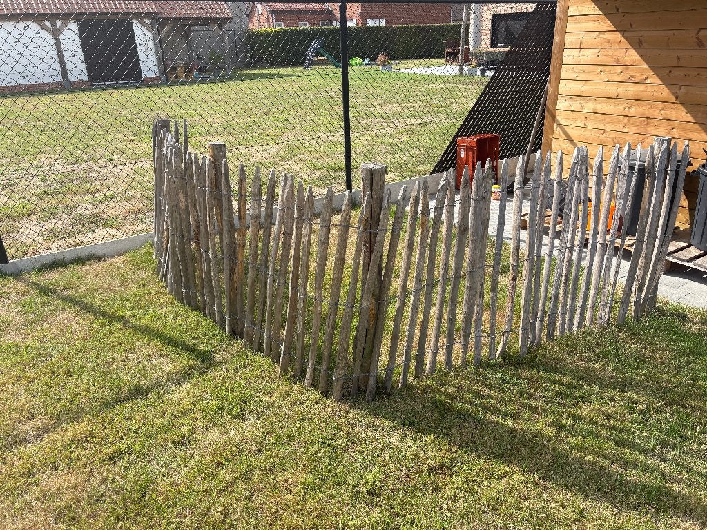 Kastanje hekwerk, Ophalen, Gebruikt