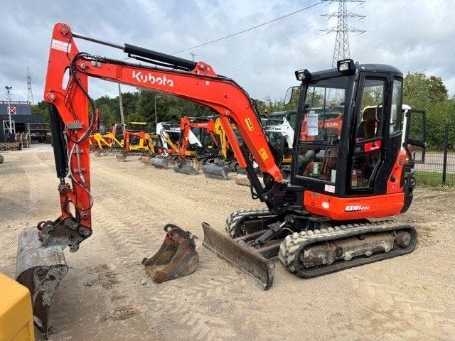 Minipelle Kubota KX101-3, Enlèvement, Excavatrice