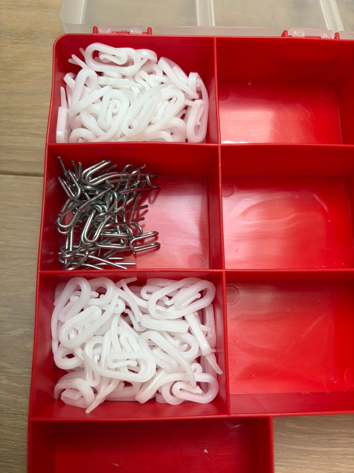 GRATIS - Restant gordijnhaakjes, Ophalen of Verzenden, Nieuw, Overige typen