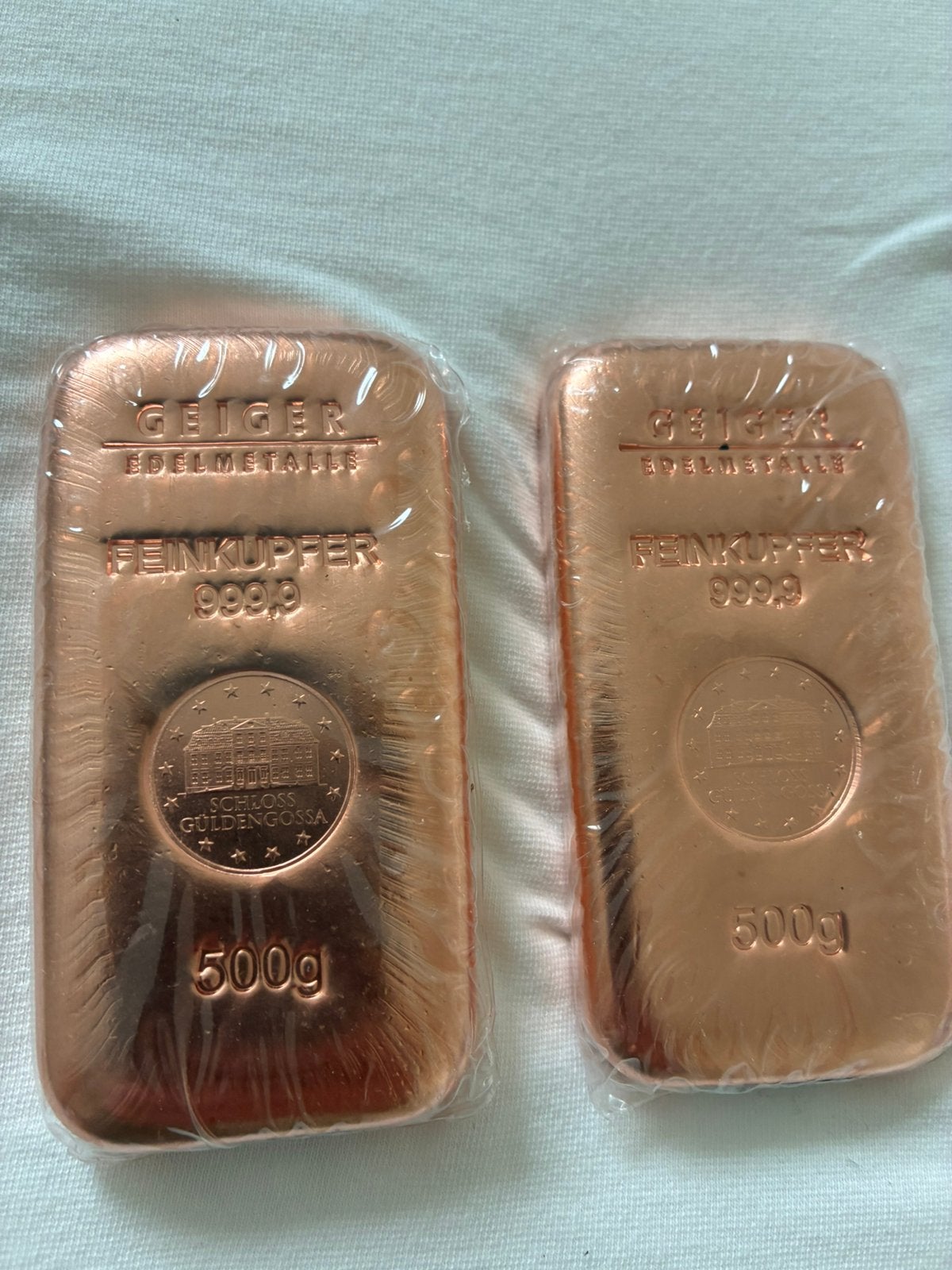 Koper 500 gr. geiger. Seald, Ophalen of Verzenden, Koper