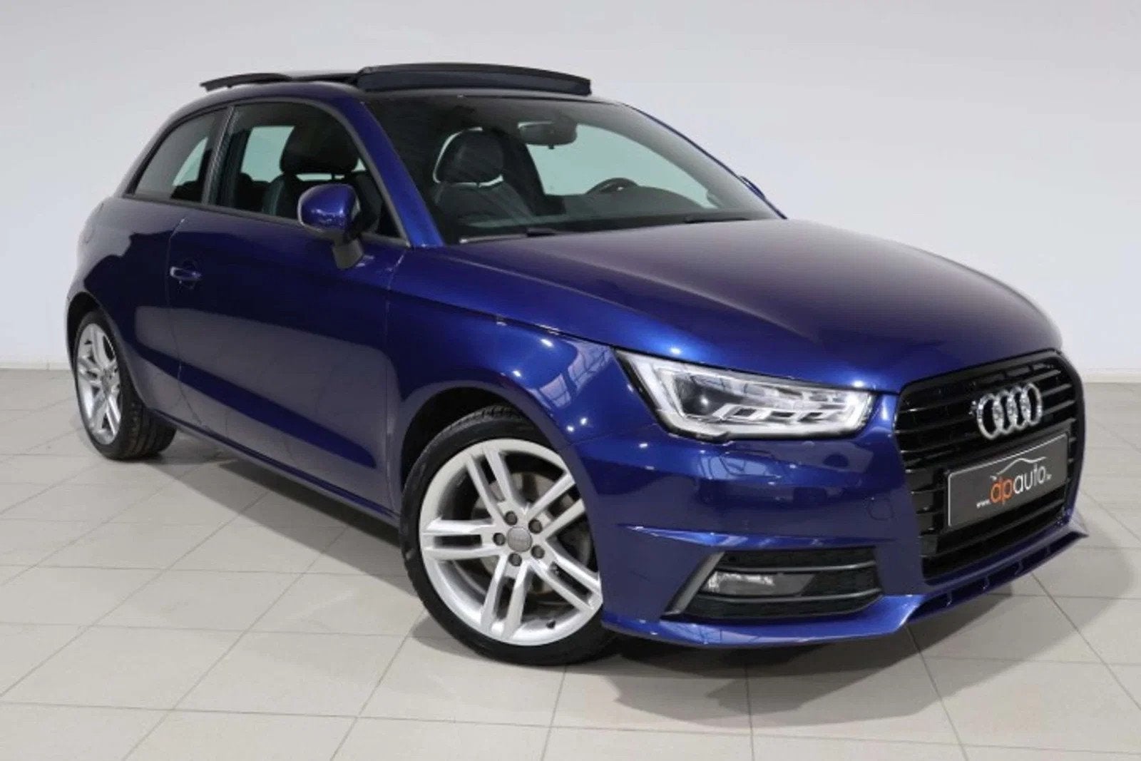 Audi A1 A1 1.0 TFSI Sport (bj 2017), Auto's, 4 zetels, 95 pk, Blauw, Leder