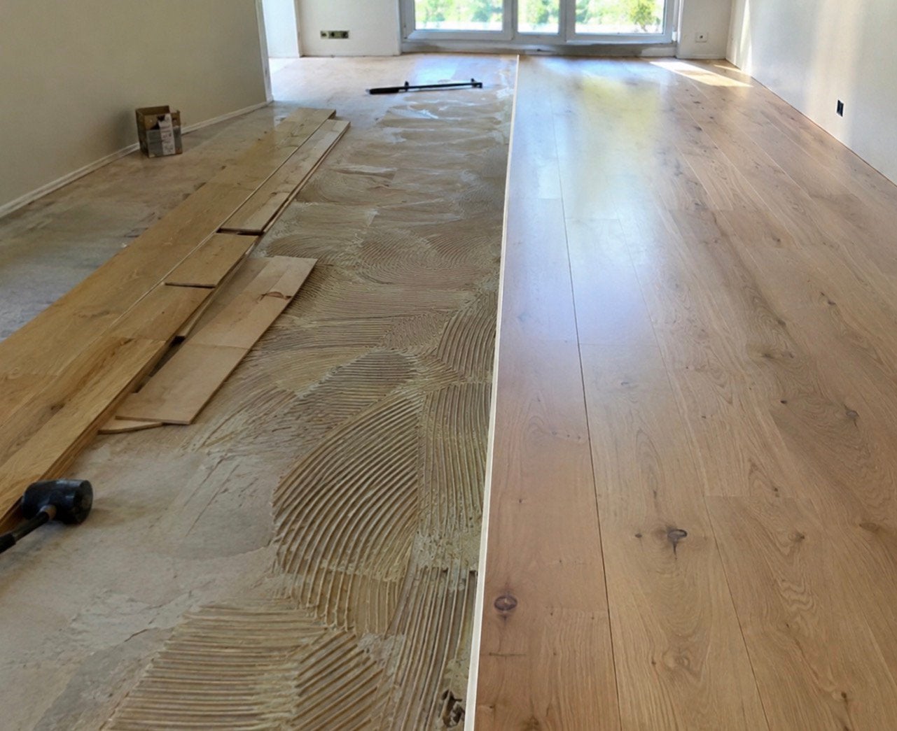 Parquet massif et semi massif, Maison & Meubles, Enlèvement ou Envoi, Comme neuf, Parquet