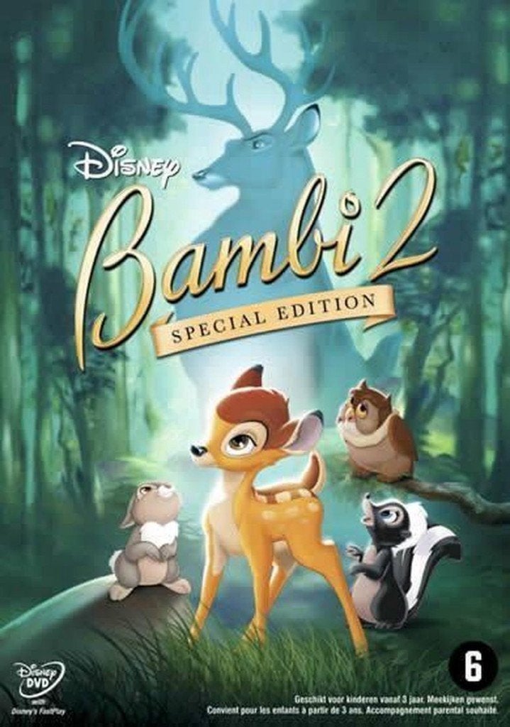 Disney dvd - Bambi 2 - special edition, Ophalen of Verzenden