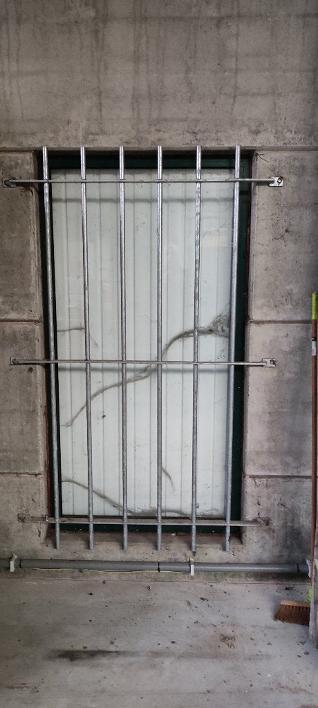 aluminium raam met dubbel glas, Ophalen, Gebruikt, Dubbelglas