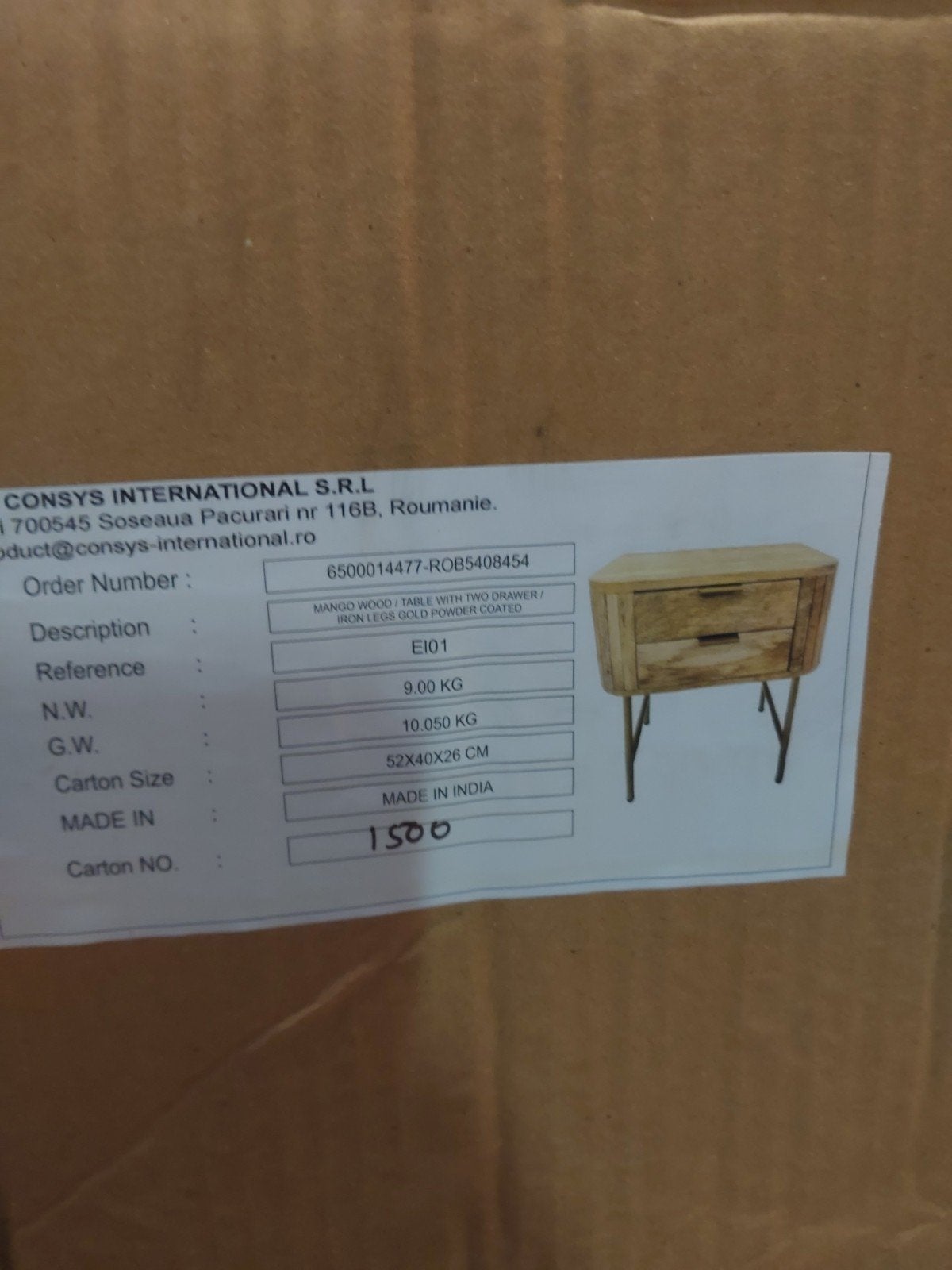 Table de chevet