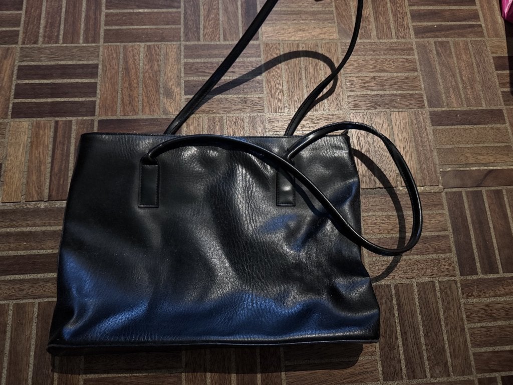 Sac à bandoulière/shopper noir, Enlèvement, Utilisé, Noir, Shopper