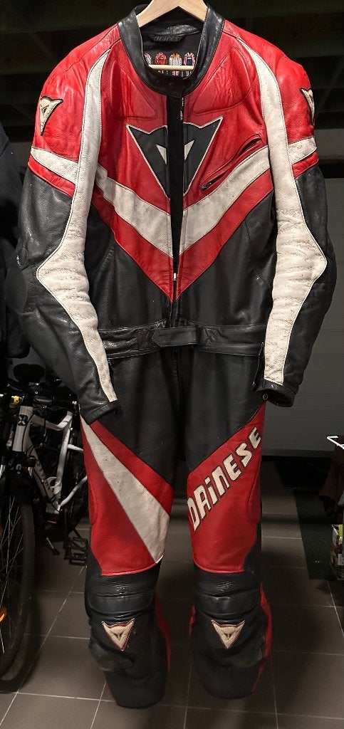 Dainese lederen motorpak 2-delig – maat 56, Ophalen, Dainese, Tweedehands, Heren