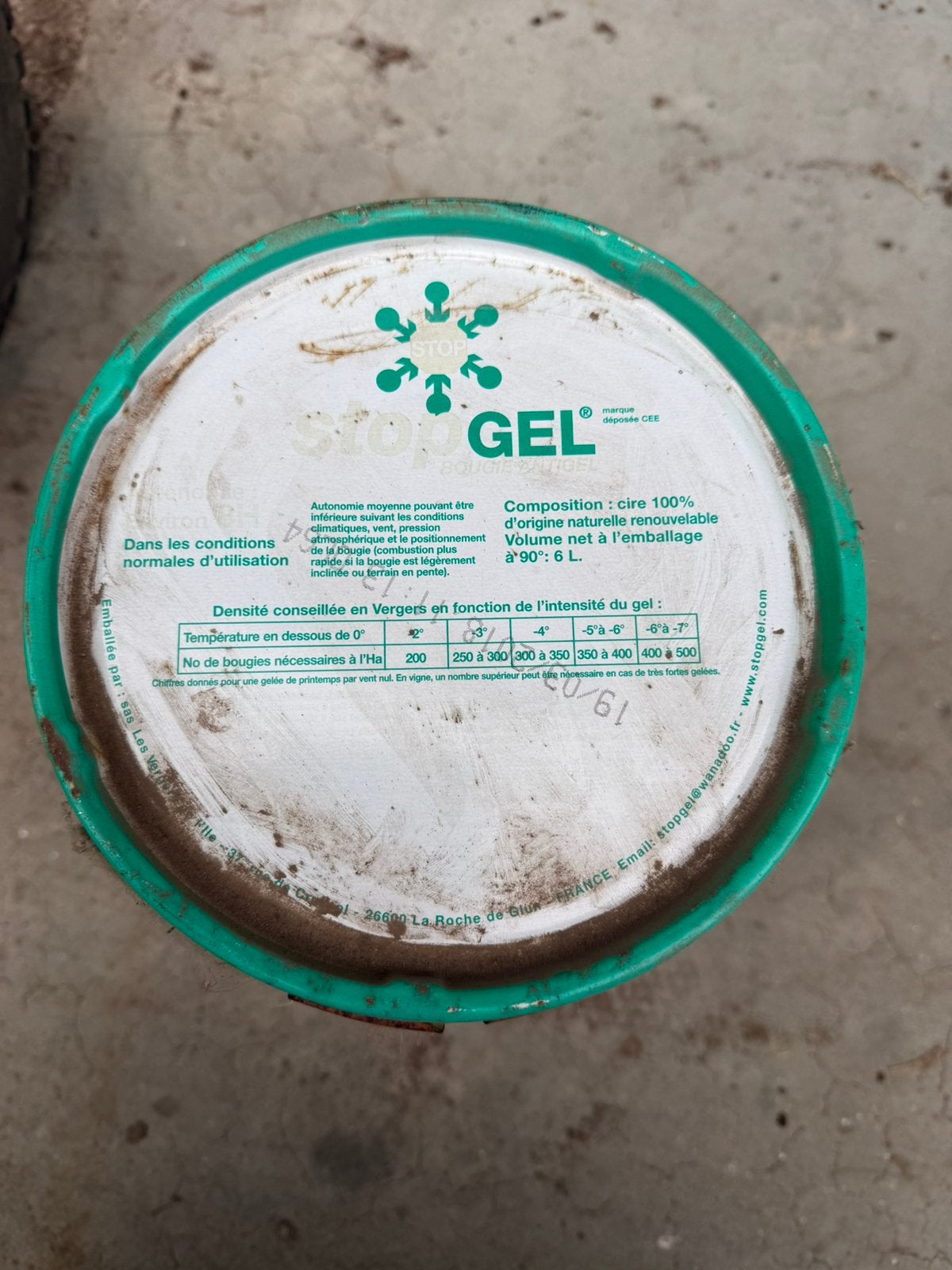 Bougies antigel StopGel Frost pour vigne et arbres fruitiers, Articles professionnels, Enlèvement
