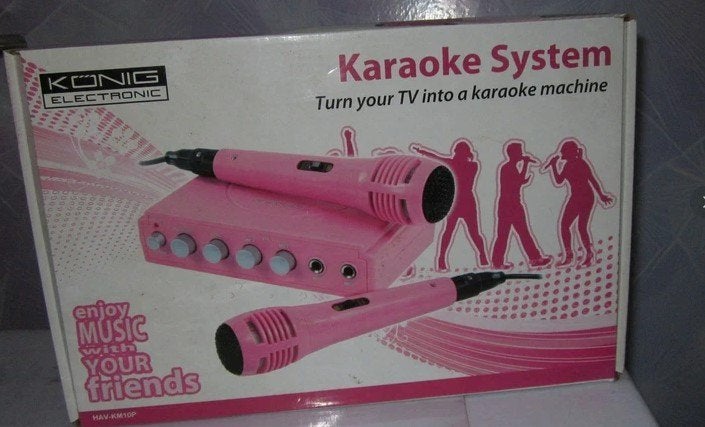 Konig Mini Table de mixage karaoké Pink, Musique & Instruments, Enlèvement, Neuf, Moins de 5 canaux, Entrée micro