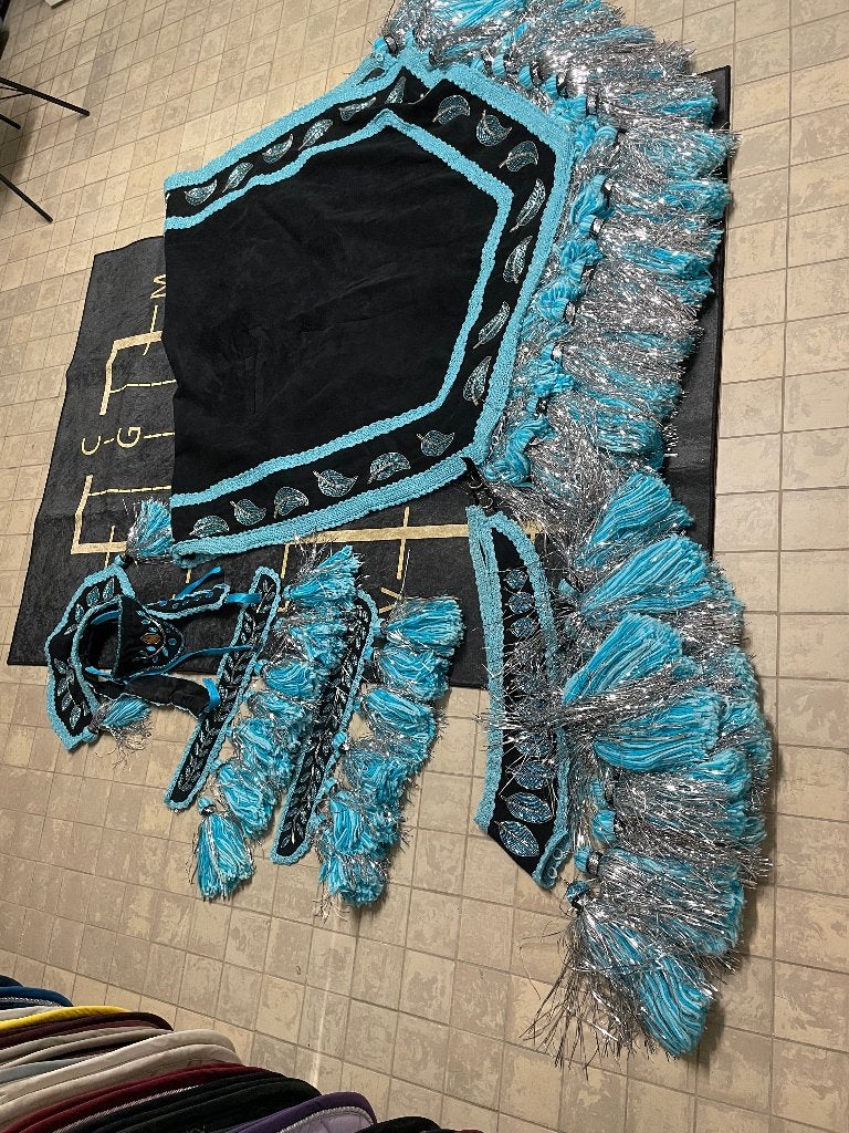 Arabian native costume, Dieren en Toebehoren, Ophalen of Verzenden, Zo goed als nieuw, Blauw, Overige merken