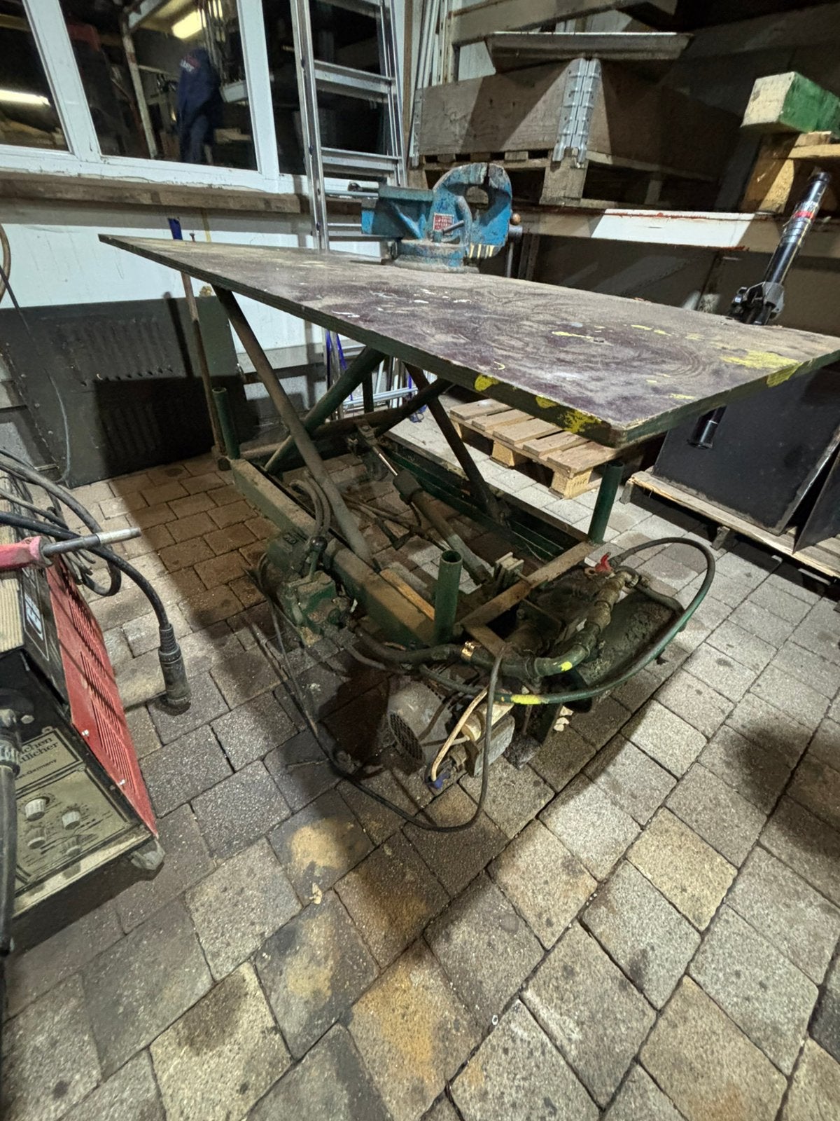Hydraulische heftafel, Enlèvement ou Envoi, Comme neuf