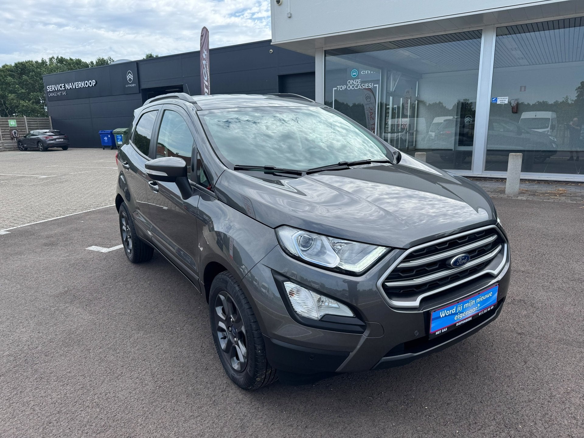 Ford Ecosport 1.0 BENZINE FULL OPTION - WAARBORG, Autos, Argent ou Gris, Achat, Ecosport, 5 places