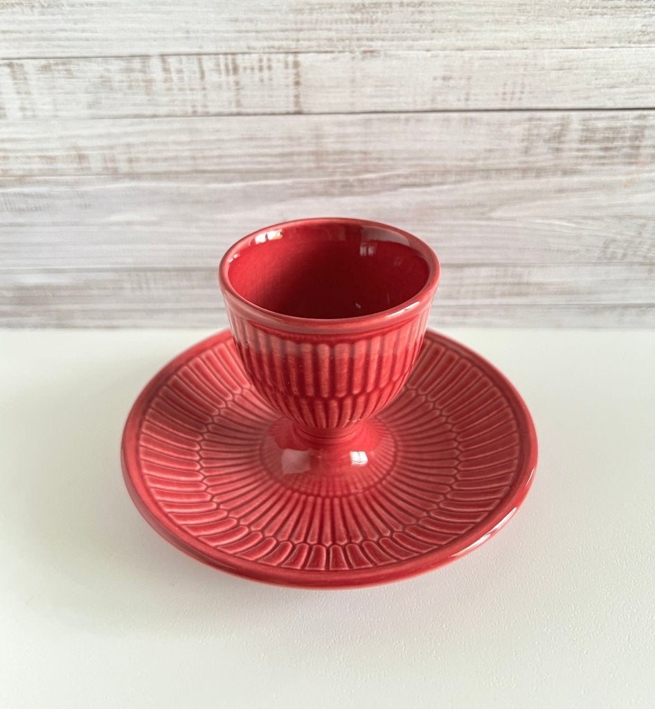 Coquetier Royal Boch Amarante, Maison & Meubles, Cuisine | Vaisselle, Utilisé, Autres types, Autres styles, Céramique, Enlèvement ou Envoi