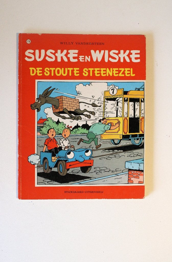 Suske en Wiske - De stoute steenezel Nr 178 (1ste druk), Enlèvement ou Envoi, Willy Vandersteen, Une BD, Utilisé