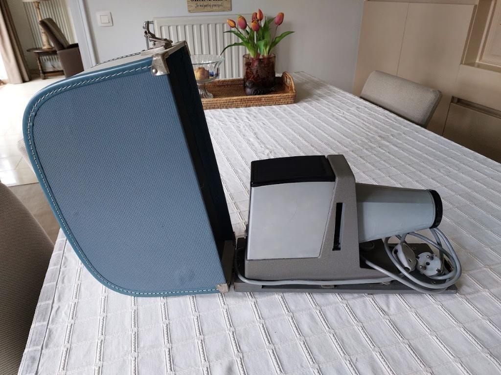 diaprojector, Ophalen, Gebruikt