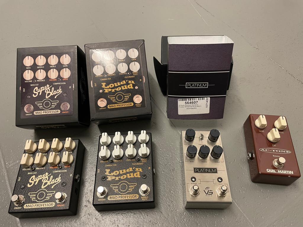 Pedales boutique « Amp in a box », Musique & Instruments, Effets, Enlèvement ou Envoi, Comme neuf, Distortion, Overdrive ou Fuzz