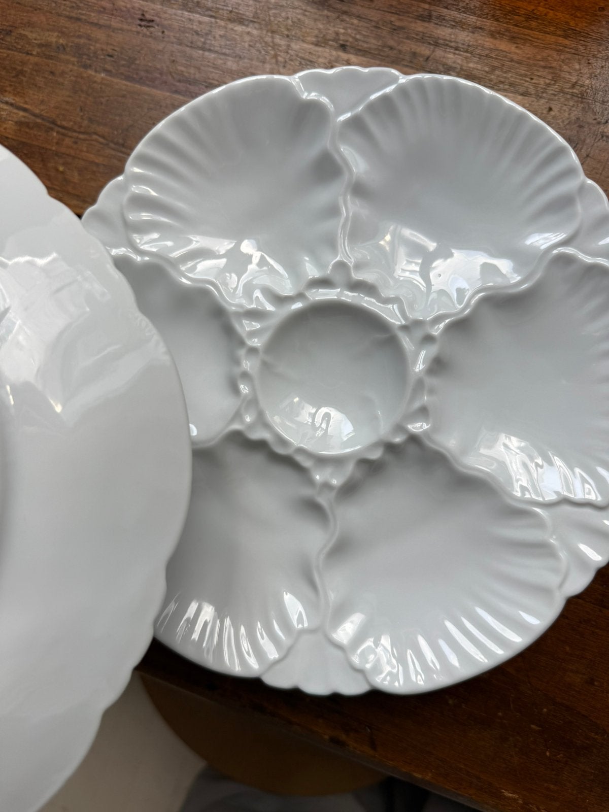 Set van 6 vintage Cerabel oesterborden, Ophalen