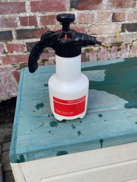 Birchmeier 1.25 handdrukspuit 1,25L – kwaliteitsmerk, Jardin & Terrasse, Outils à main, Utilisé, Autres types, Enlèvement