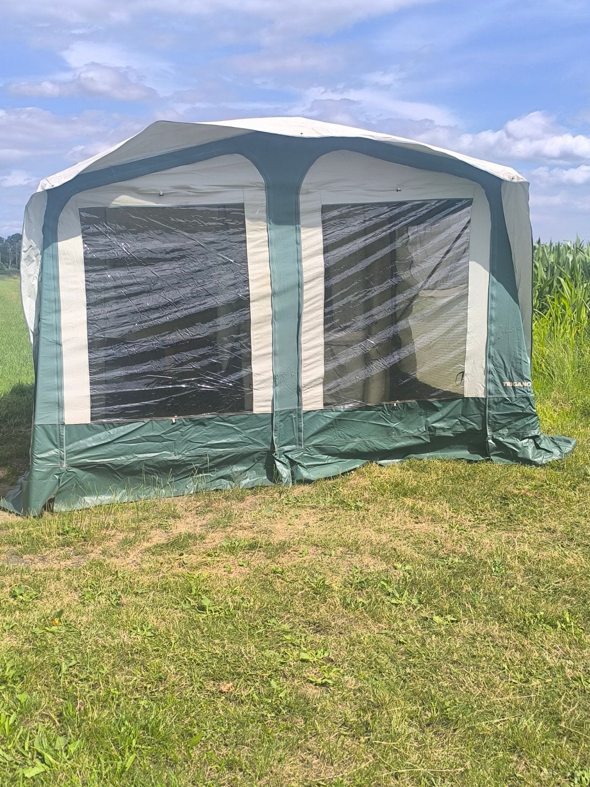 Trigano odyssee GL 123 systeem, Caravans en Kamperen, Ophalen, Gebruikt, Tot en met 6