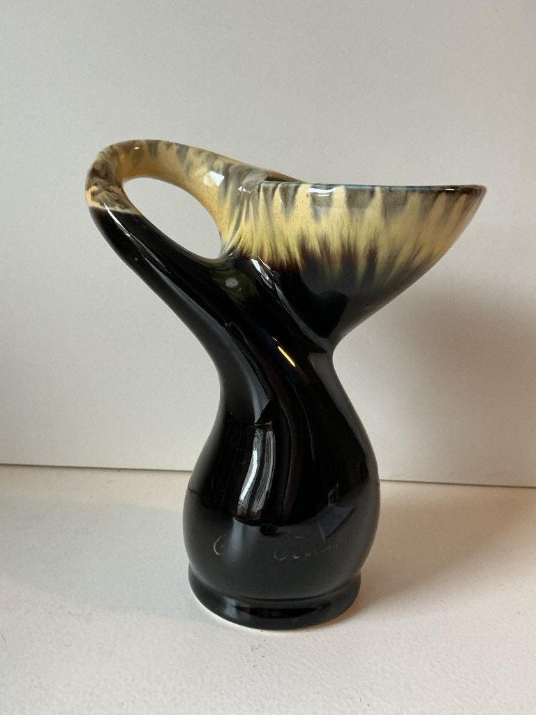 Vase céramique signé C. Ferret - Vallauris 1950s, Enlèvement ou Envoi