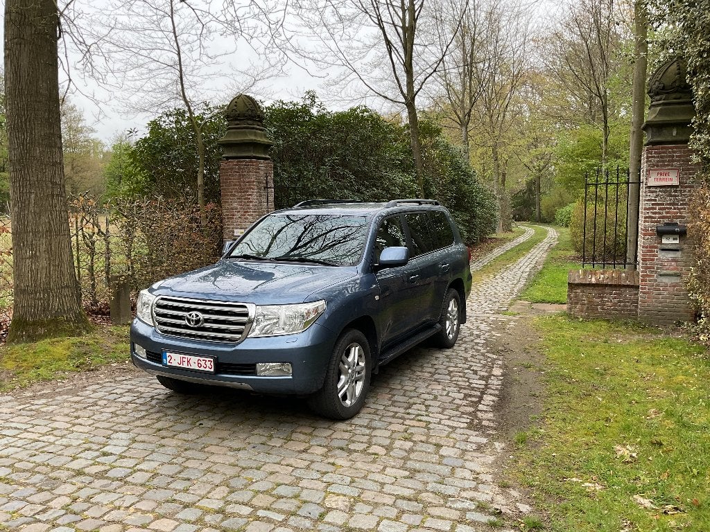 Toyota land cruiser 200 Met onderhoudsboekje, Auto's, Toyota, Automaat, Sound system, Blauw, Leder
