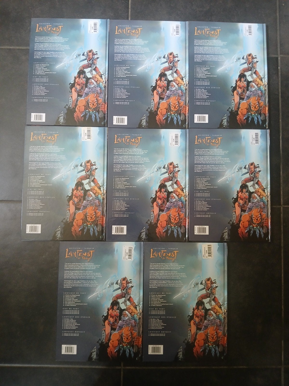 Lot de 8 bd lanfeust de troy 1 à 8, Livres, Enlèvement ou Envoi