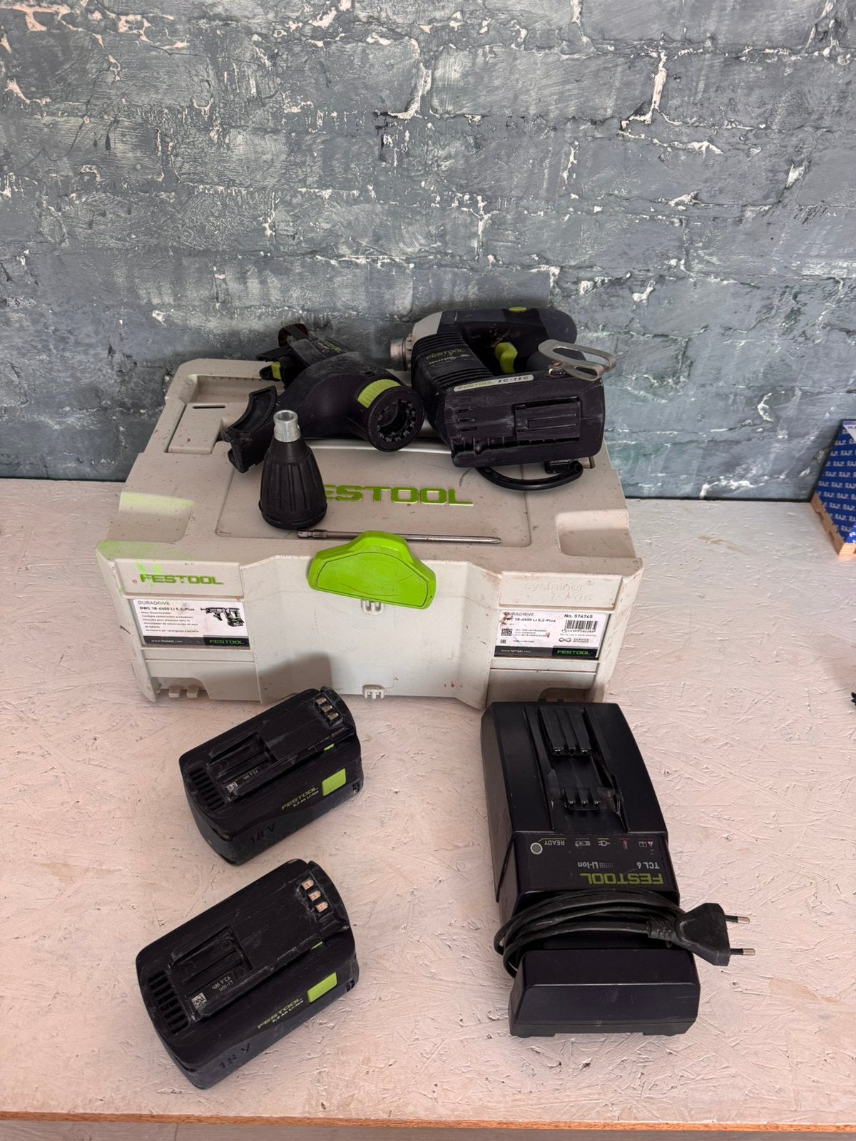 Festool dwc 18 4500 plus, Doe-het-zelf en Bouw, Gereedschap | Boormachines, Ophalen, Zo goed als nieuw