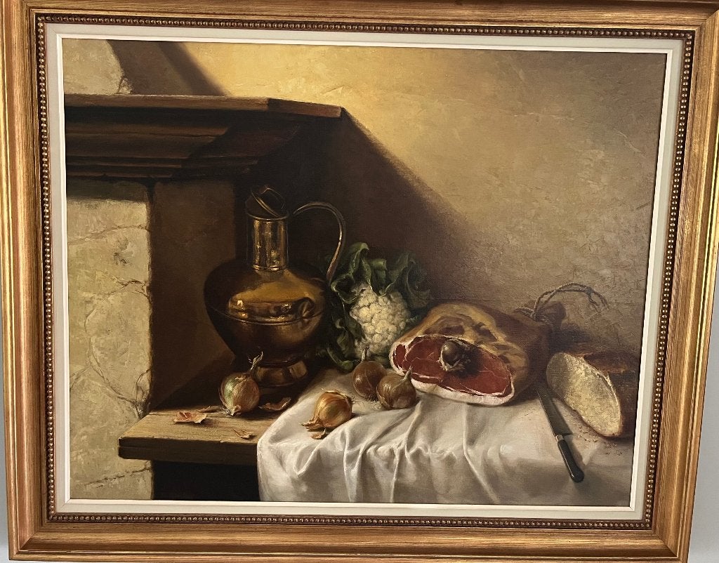 Stilleven schilderij - Frans Bakker, Ophalen, Stilleven