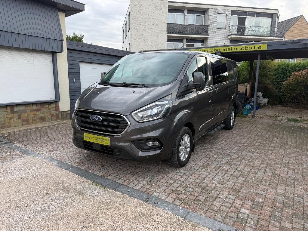 FORD TRANSIT CUSTOM * LIMITED * L2 * 170PK * DUB CAB * BTW, Voorwielaandrijving, Stof, 1995 cc, 4 cilinders