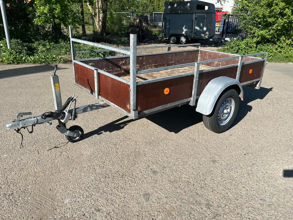 Anssems aanhanger/aanhangwagen/enkelasser 250x130CM 750KG, Ophalen, Gebruikt, Trekhaakdrager