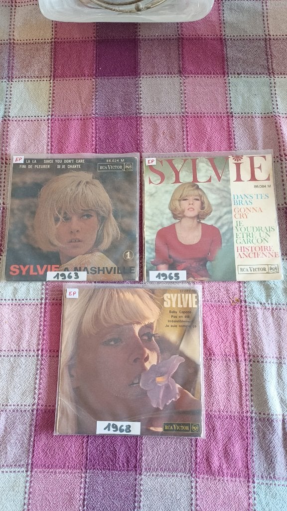 Vinyl singles Sylvie Vartan, Cd's en Dvd's, EP, Ophalen of Verzenden, Gebruikt, EP