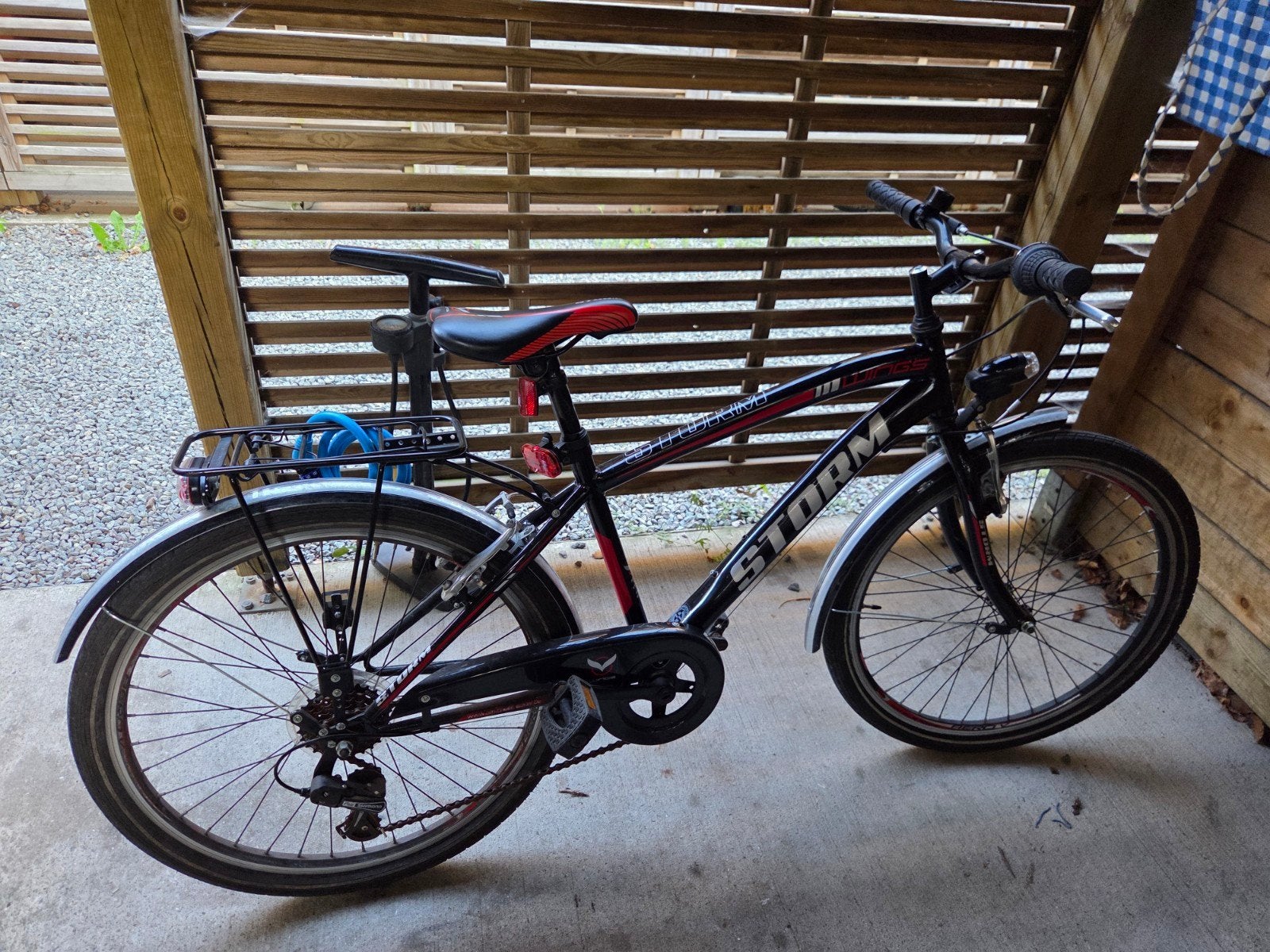 Kinderfiets 24 inch, Ophalen