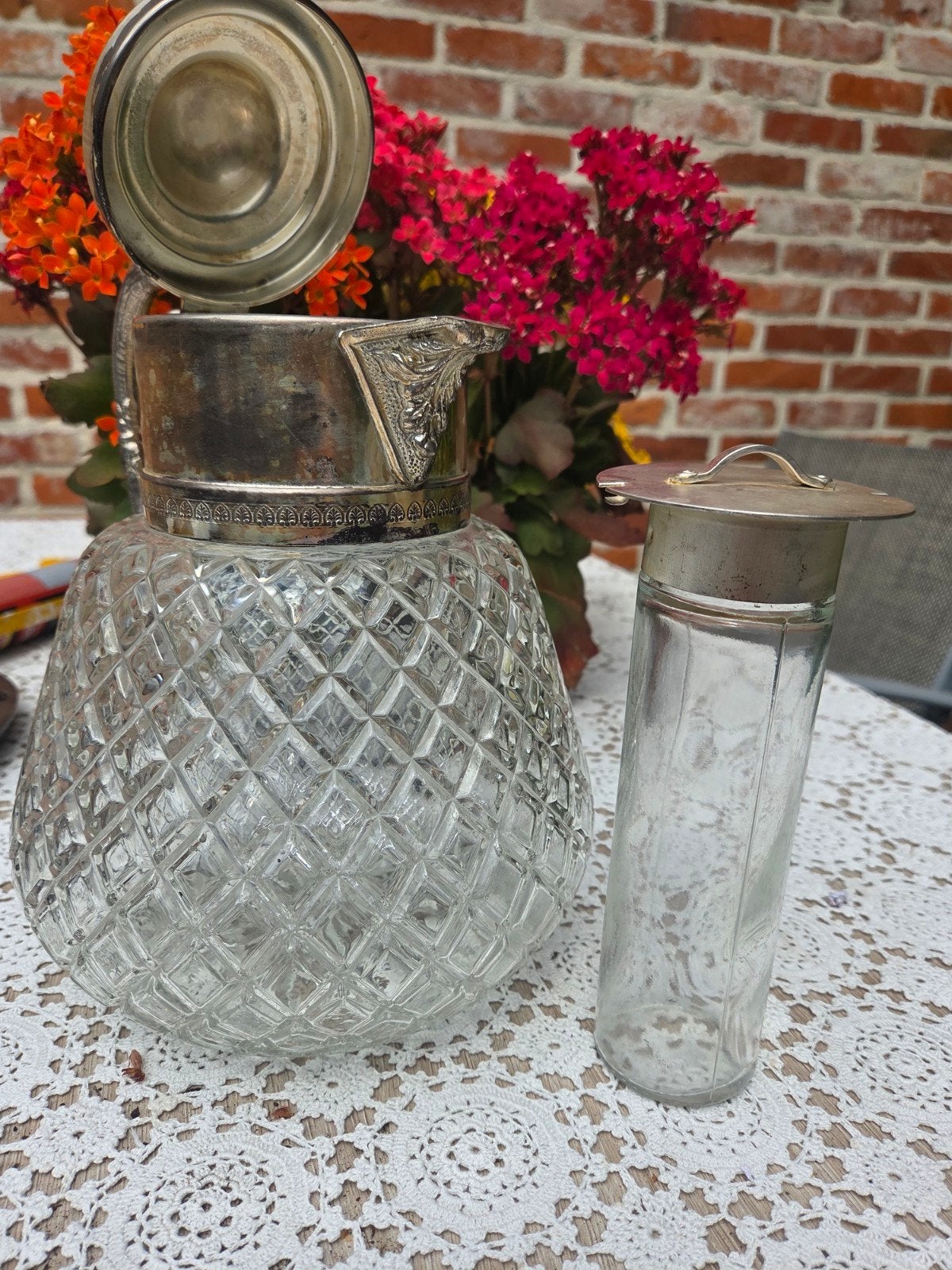vintage karaf, Ophalen, Glas