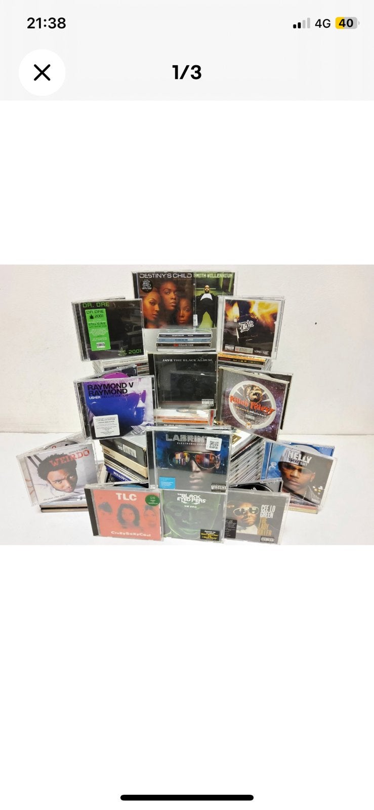 135 x Hiphop-cd JobLot, Cd's en Dvd's, Cd's | Hiphop en Rap, Ophalen of Verzenden, Zo goed als nieuw