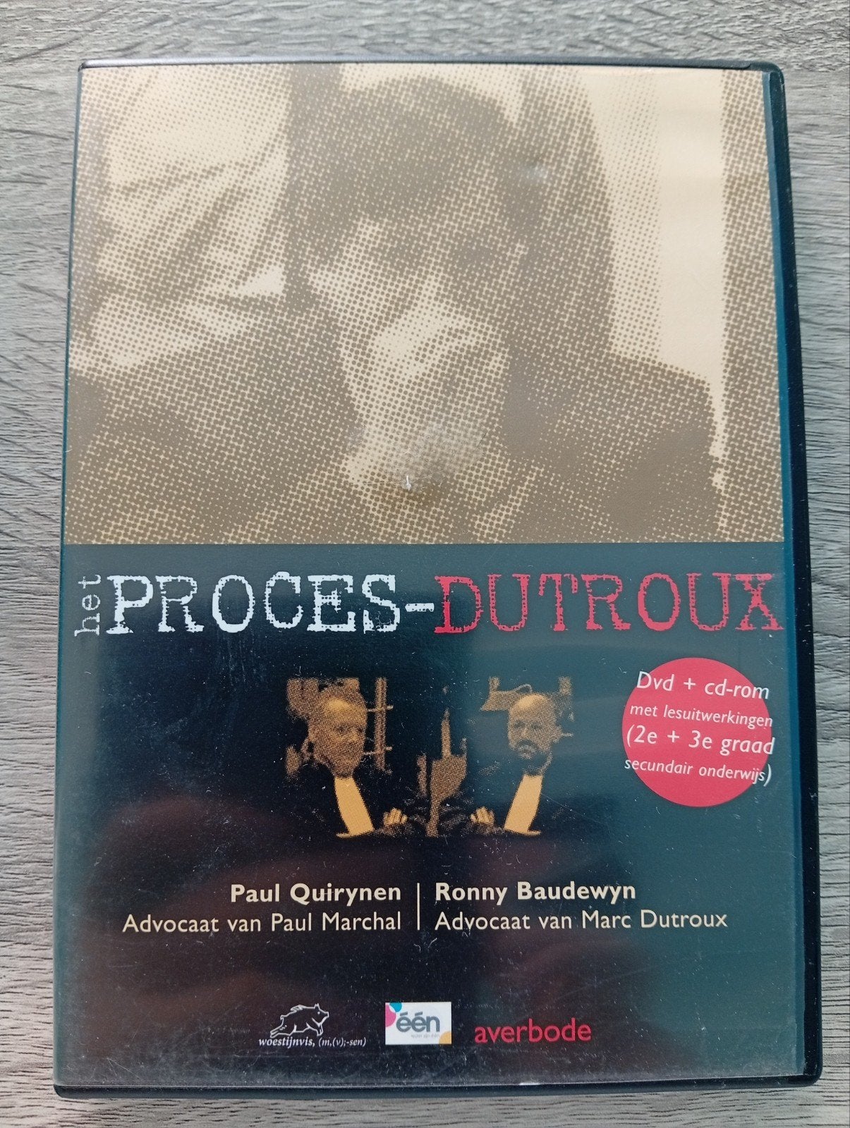 le processus : DVD documentaire Dutroux, Enlèvement ou Envoi, À partir de 16 ans, Néerlandais, Comprend un DVD