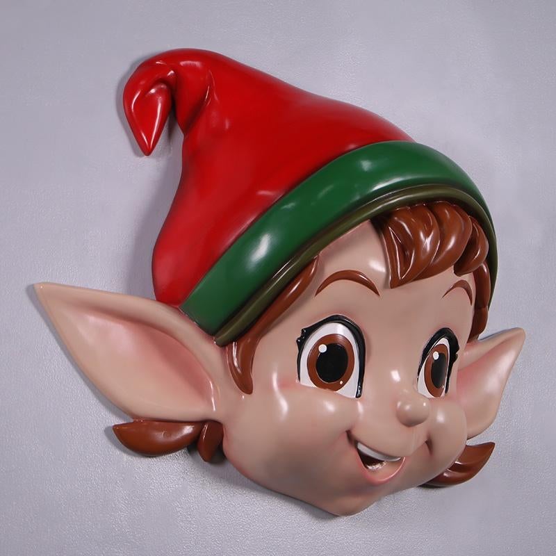 Elf Heads Wall Plaque hoogte 89 cm, Diversen, Kerst, Nieuw, Ophalen