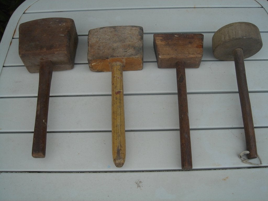ANTIQUES MAILLETS DE TAILLEUR DE PIERRE, Antiquités & Art, Enlèvement