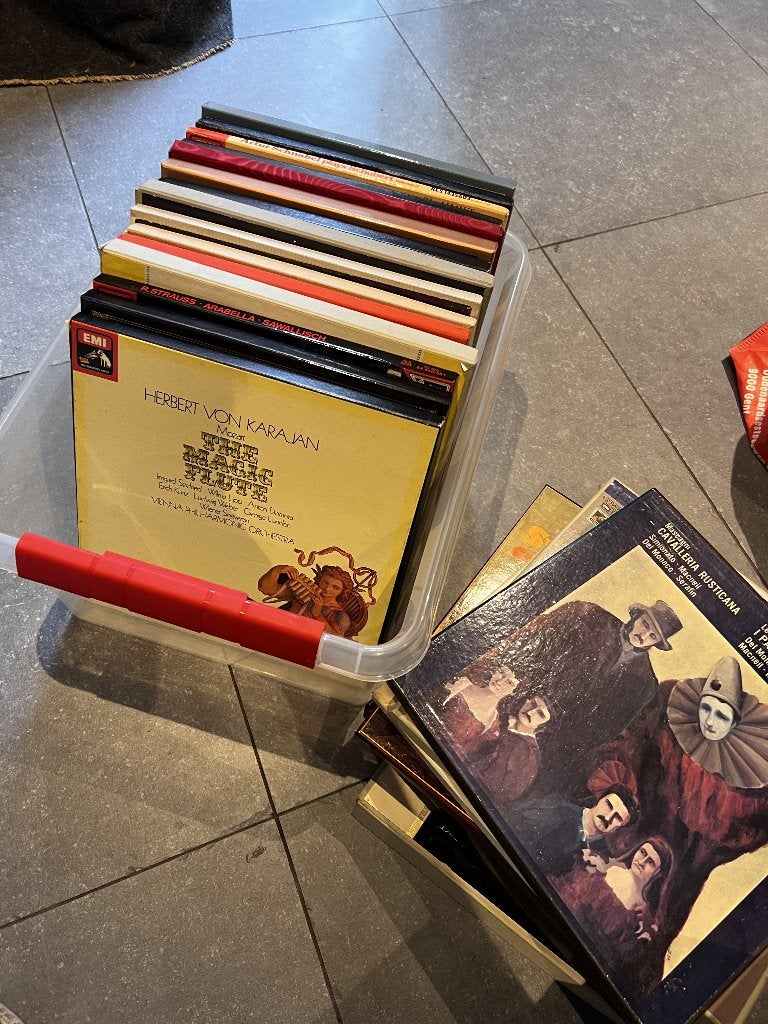 Verzameling van 23 Klassieke LP Boxsets, Cd's en Dvd's, Vinyl | Klassiek, LP, Gebruikt, Requiem, Ophalen of Verzenden