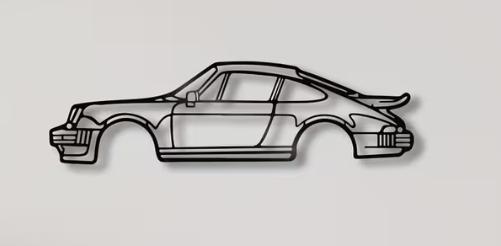 décoration murale en métal pour Porsche 911 Turbo, Enlèvement ou Envoi, Neuf