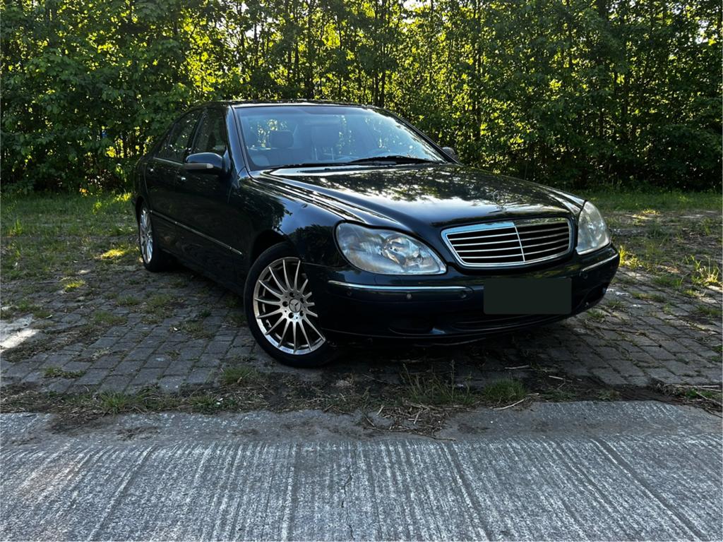 2000 Mercedes S320 - 3.0L V6 Benzine EURO4 - FULL OPTION, Auto's, Mercedes-Benz, Automaat, Blauw, Leder, Particulier