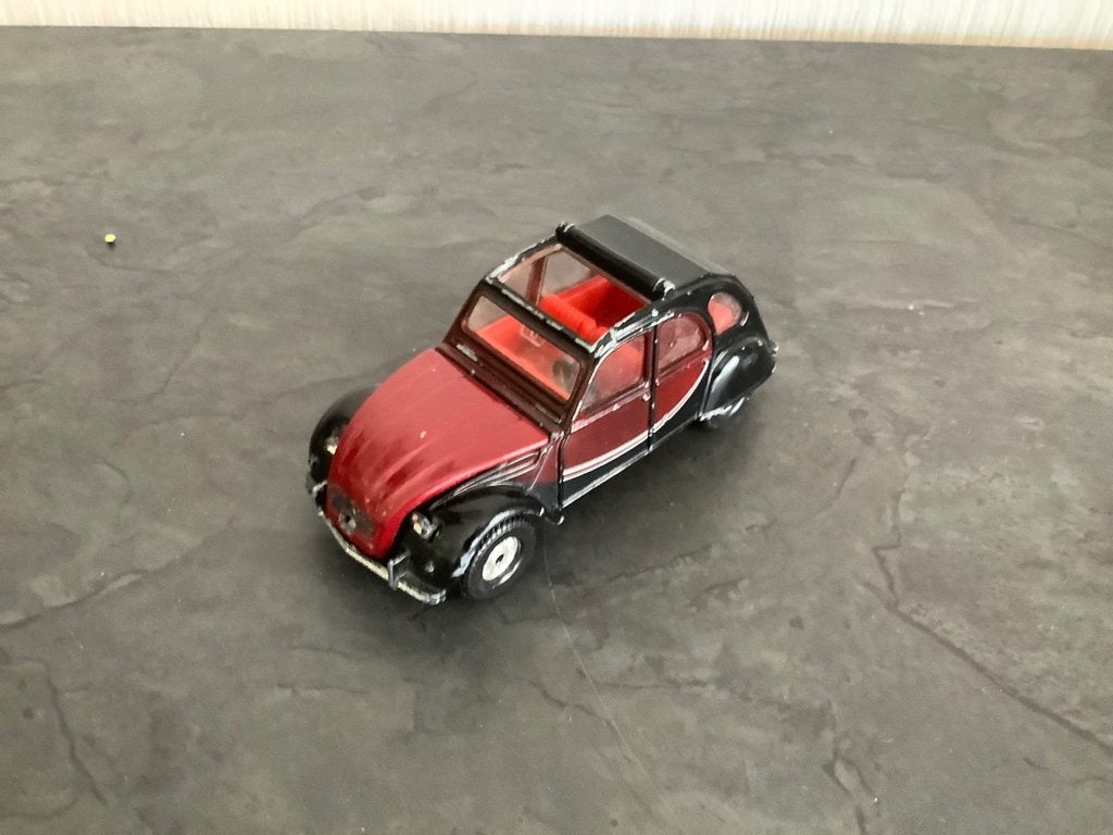Citroën 2CV Charleston miniature (échelle 1/43), Enlèvement ou Envoi, Utilisé, Voiture, Corgi