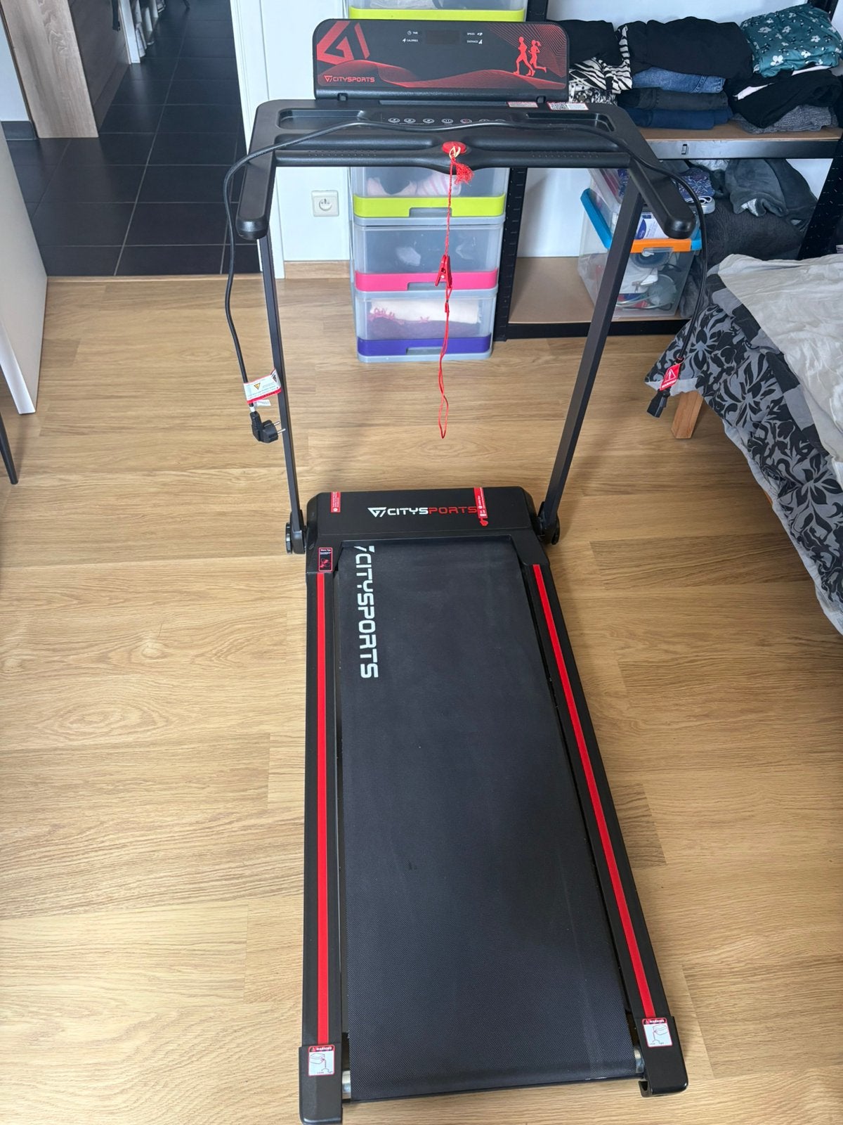 Tapis de course pliable, Sports & Fitness, Appareils de fitness, Enlèvement, Comme neuf, Tapis roulant