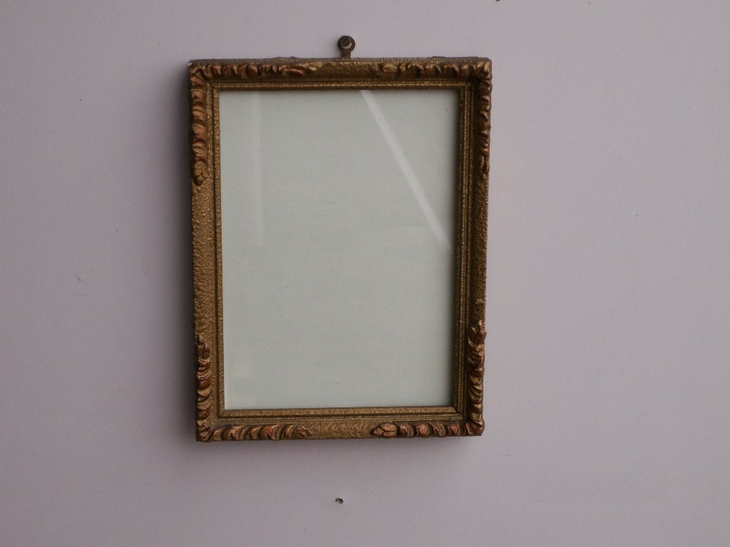 Cadre photo - cadre photo rectangulaire antique., Enlèvement ou Envoi, Suspendu, Comme neuf, Cadre photo standard